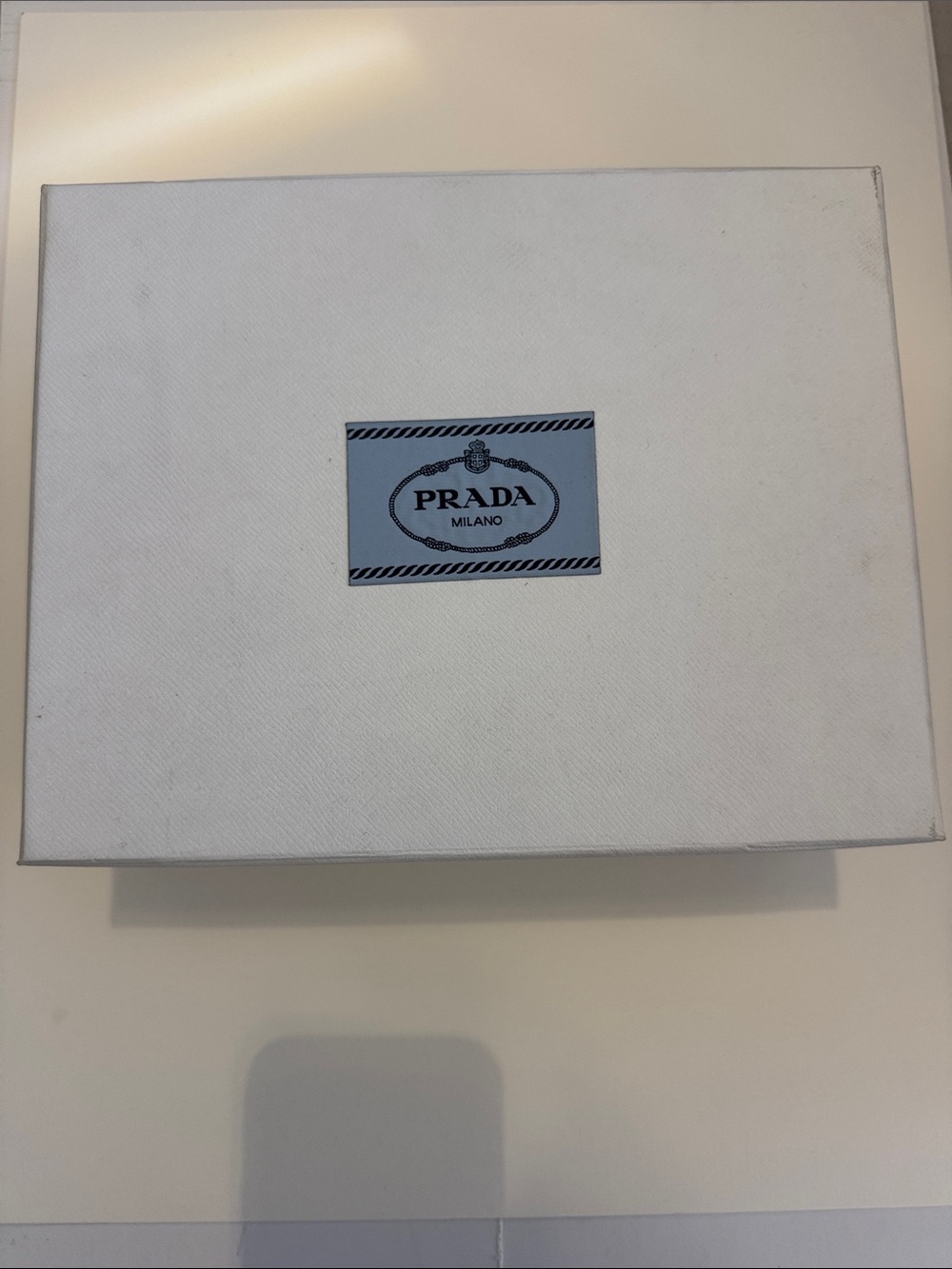 Prada White Branded Box